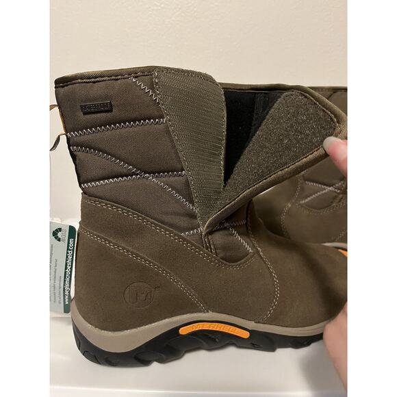 Merrell Jungle Moc Quilted Boots Opti Warm 200 Gram Insulation Kids 5 - Picture 7 of 12
